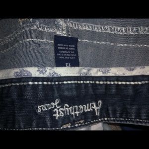 2 pair of amethyst jeans